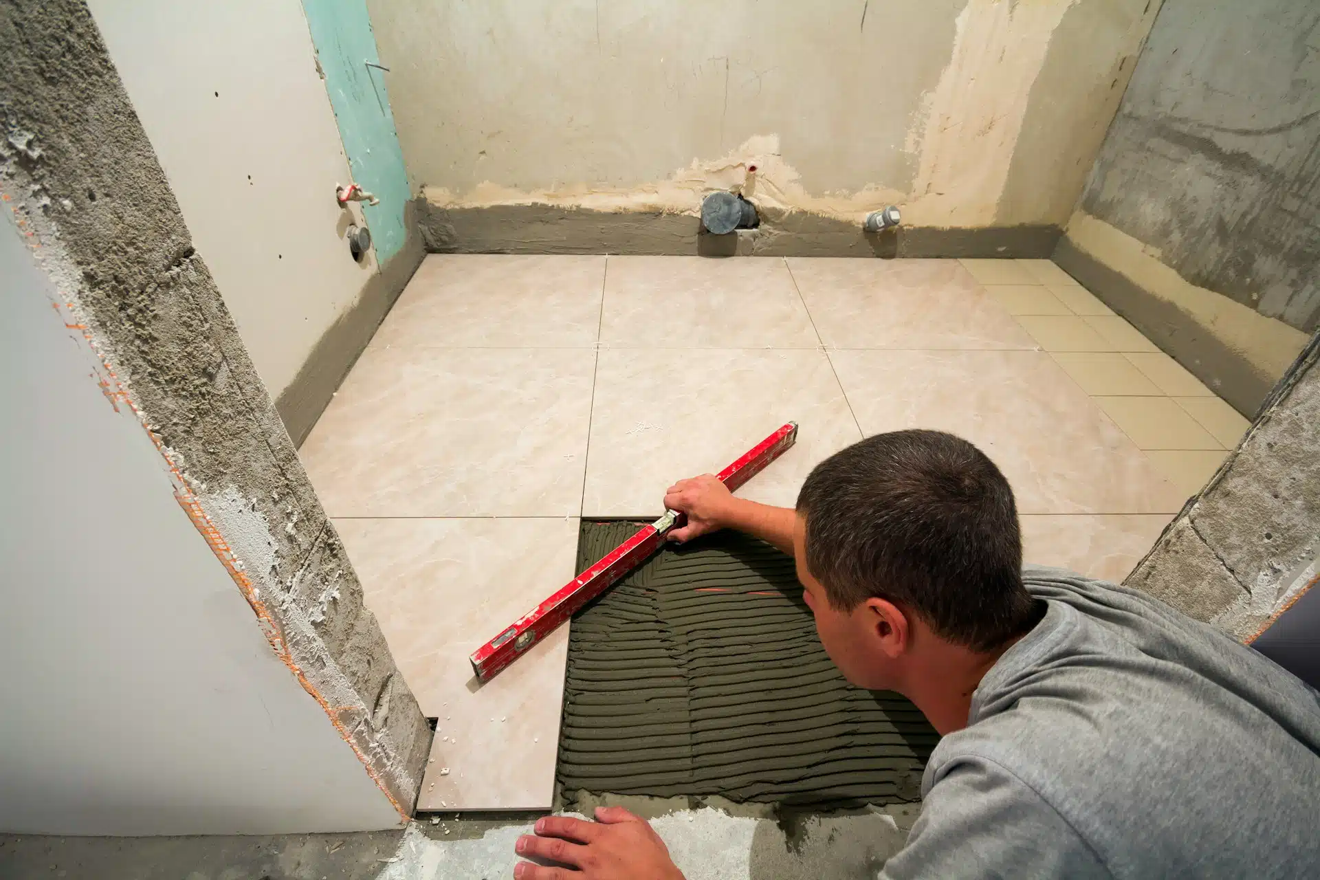 Bathroom Floor Installation
